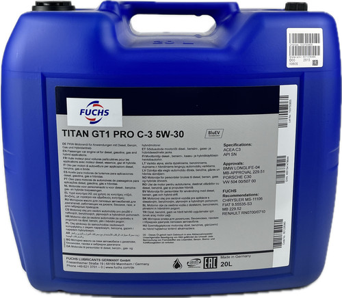 Liter fuchs titan gt1 - fuchs,