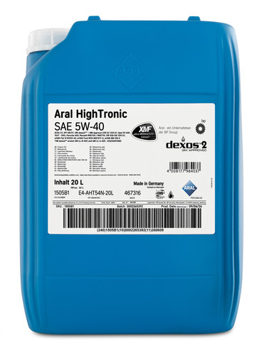 Aral high tronic sae vw - tronic,